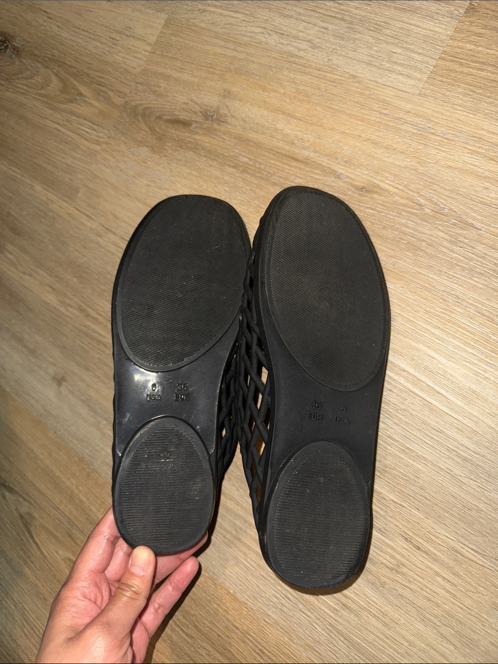 Jeffrey Campbell Black Lattice Slip-On Mules - Picture 3 of 3